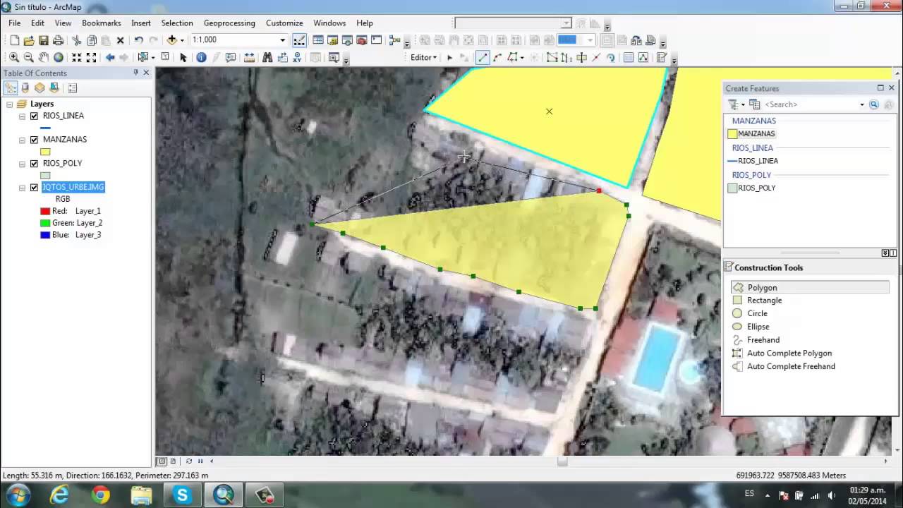DIGITALIZACION EN ARCGIS Y TABLA DE ATRIBUTOS