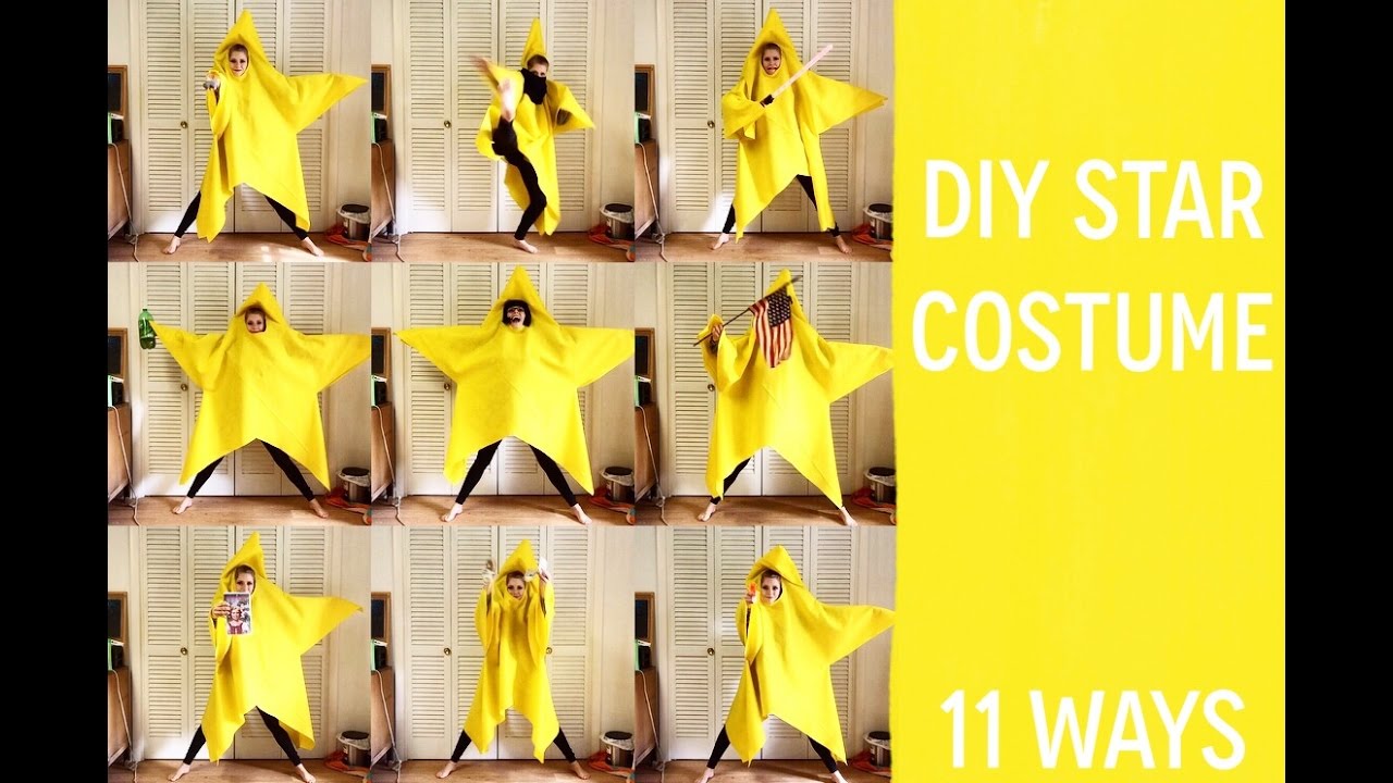 DIY star costume | 11 ways!