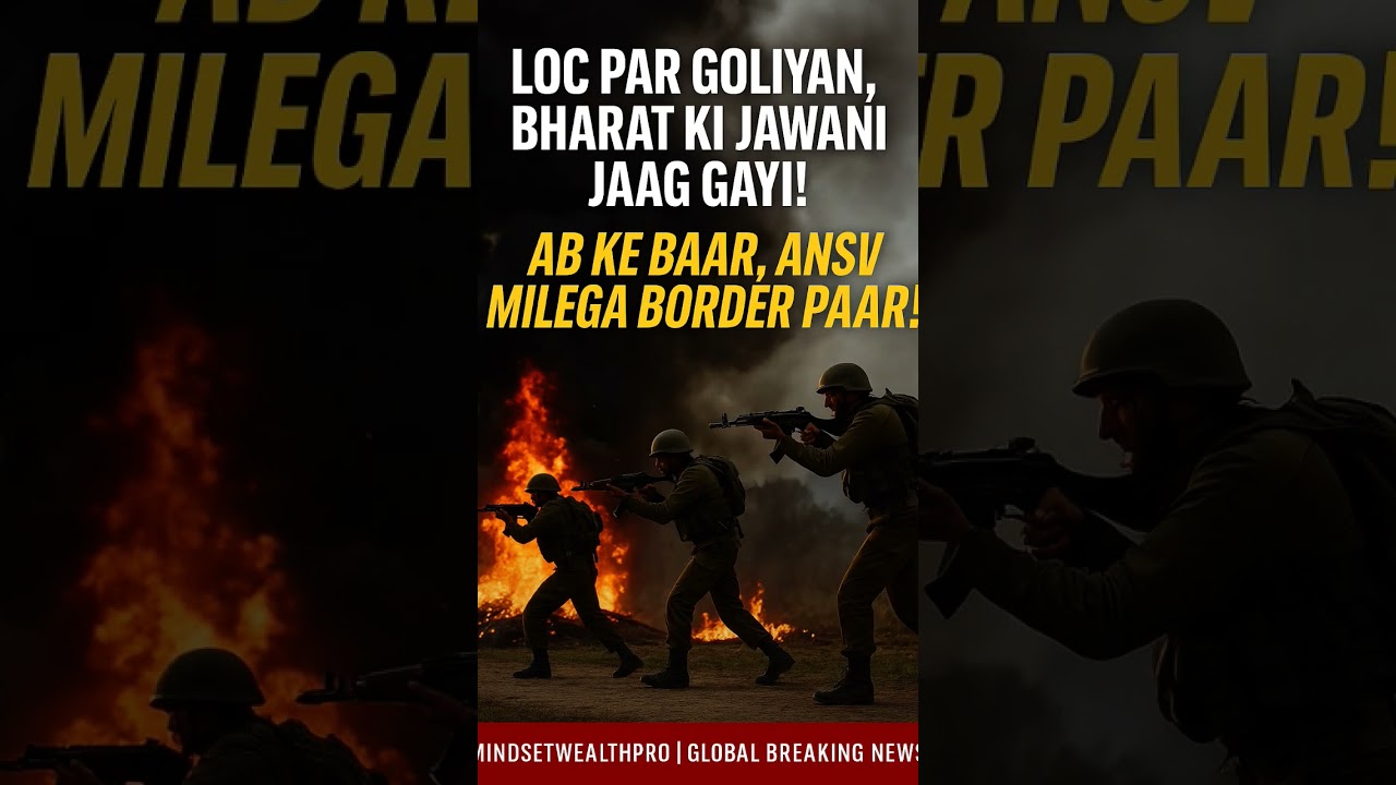#IndiaBorder #LOC #IndianArmy #NationFirst #MindsetWealthPro #BreakingNews #ViralReel #50501Movement