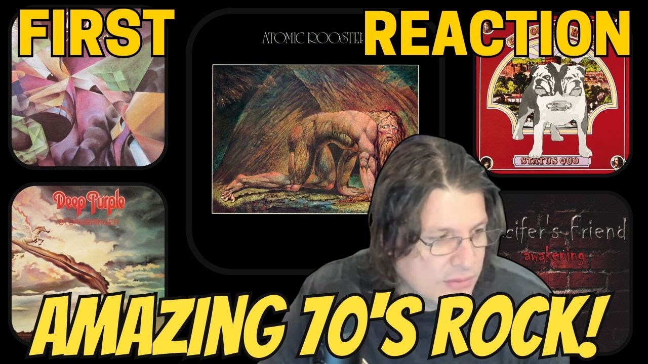 70's ROCK FIRST TIME REACTION Lucifer's Friend / Atomic Rooster / Trapeze / Status Quo/ Deep Purple