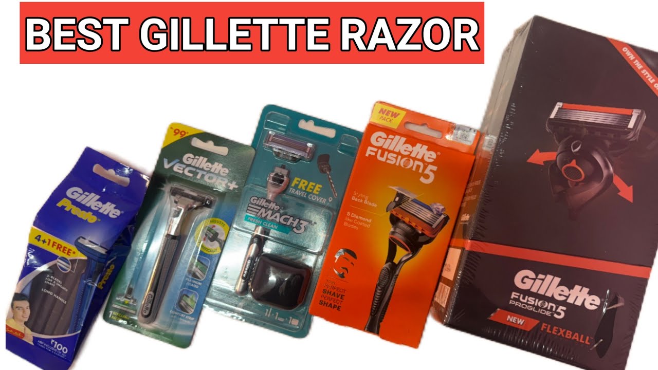 Razor Types Explained | Which Shaving Razor is Right For You? Best Gillette Razor for Men