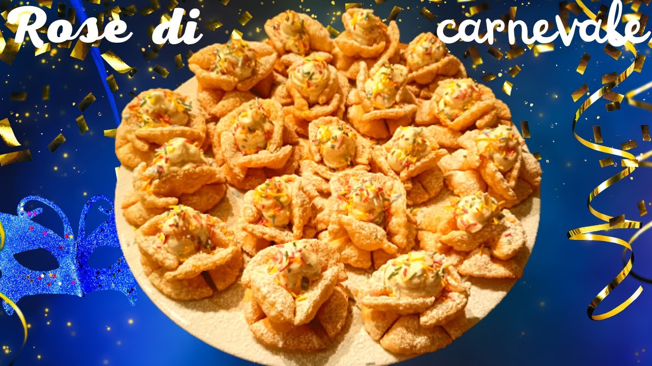 ROSE DI CARNEVALE - bellissime e facili da realizzare