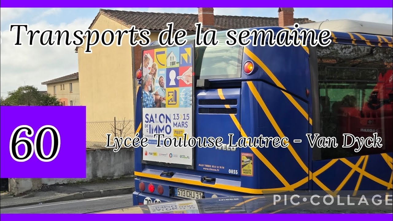 Trajet sur la Ligne 60 avec un Citelis 18 N°0855 ( Voith ) 