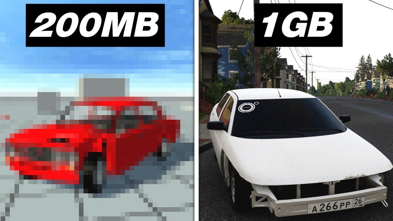 😱СРАВНИЛ КЛОНЫ BEAMNG DRIVE на ТЕЛЕФОН С РАЗНЫМ ВЕСОМ