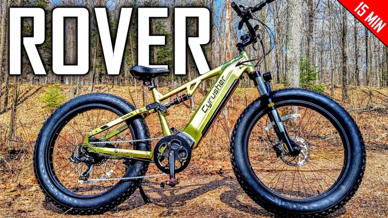 Cyrusher Rover 52V 1400W Peak Full Suspension eBike Review & Test Ride!