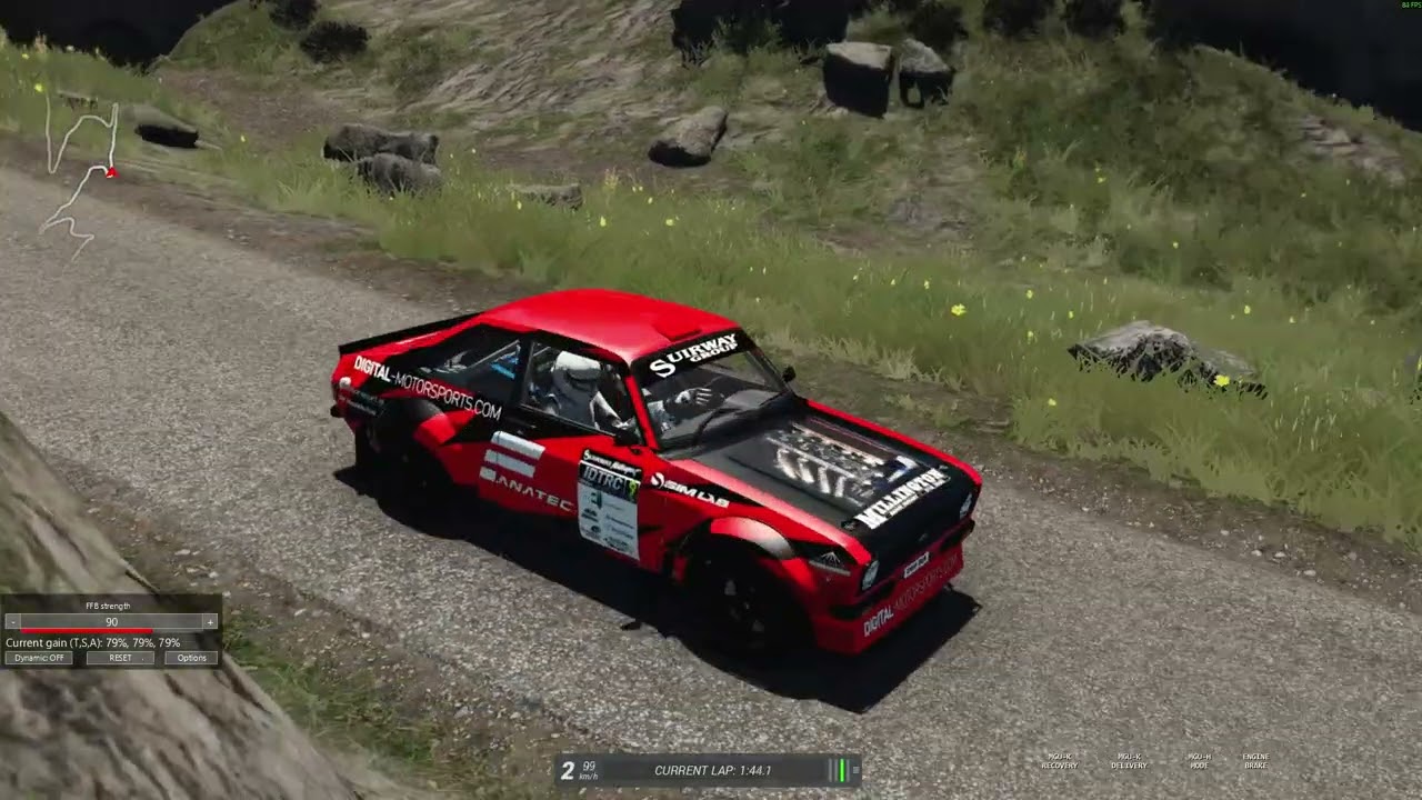 Assetto Corsa rally in mk2 escort