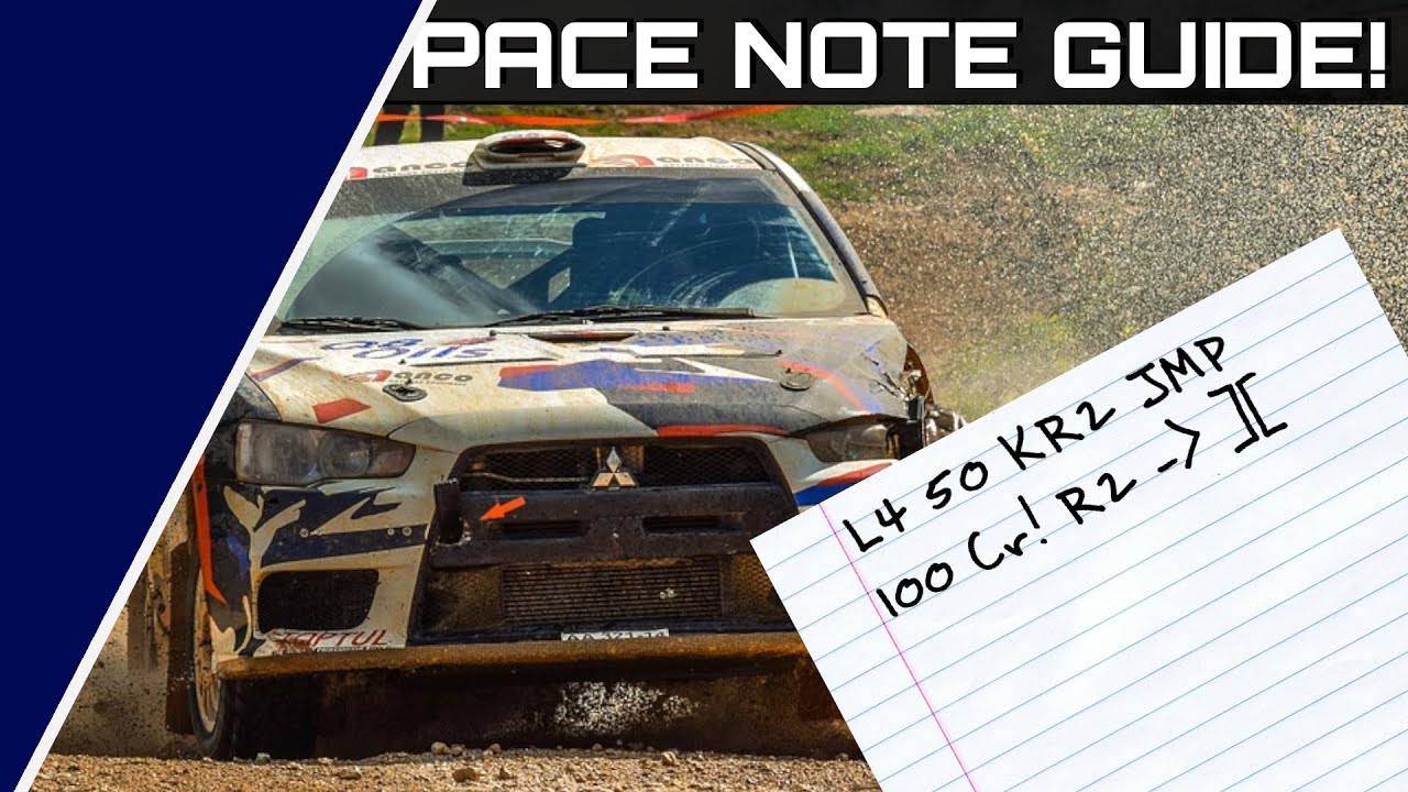 How Do Rally Pace Notes Work?