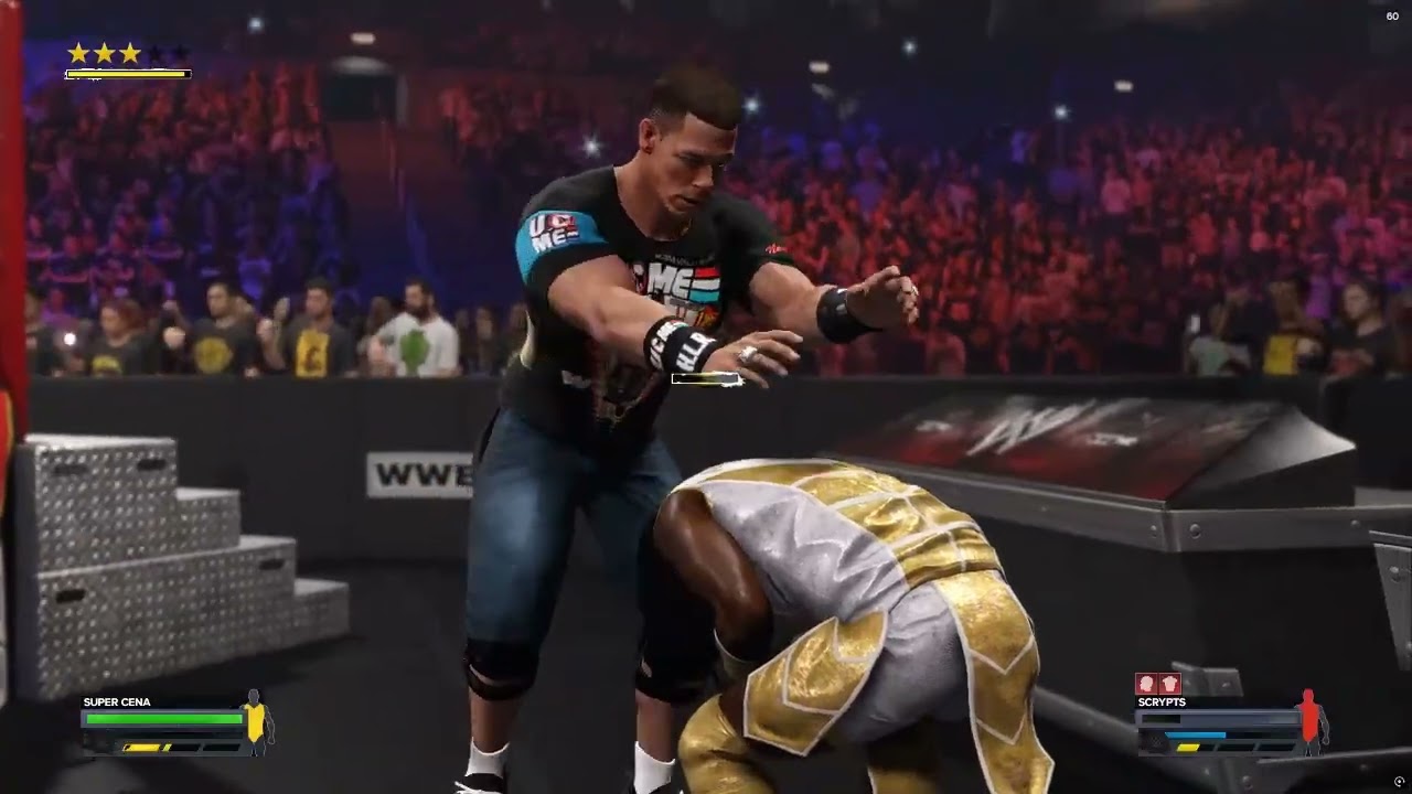 Super Cena vs Scrypts [WWE 2K24]