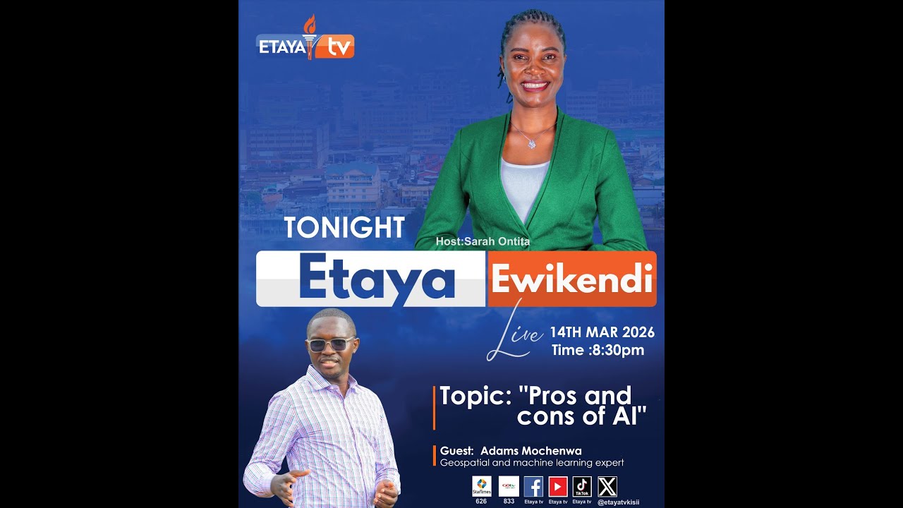 LIVE|| Etaya Ewikendi: Sarah Ontita Hosting Adams Mochenwa On Matters 