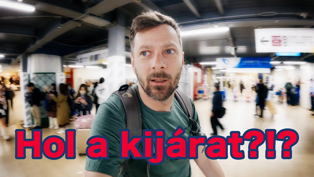 18 órát utaztunk és ez a kaja??? // Japán vlog - 1. rész