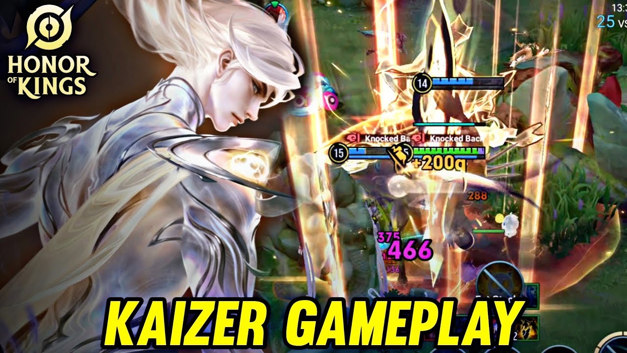 HOK : KAIZER GAMEPLAY | TRYING BUILD TOP 1 KAIZER - HONOR OF KINGS