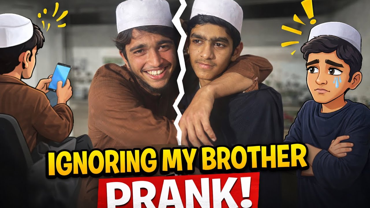 smile with waqas ali 😢 Ignoring My Younger Brother for a Day – Emotional Reaction