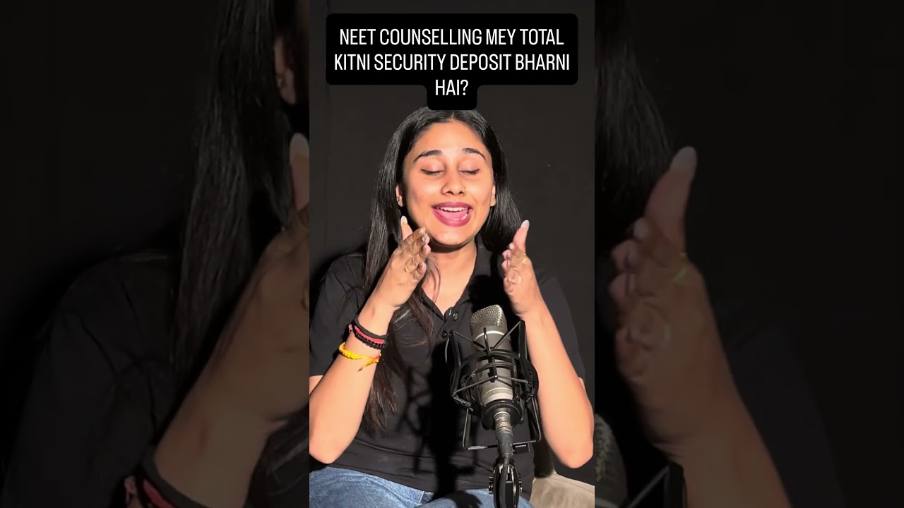 NEET 2026 Counselling me kitni security deposit bharni hai ? #neet2026 #neetcounselling #bhartimam