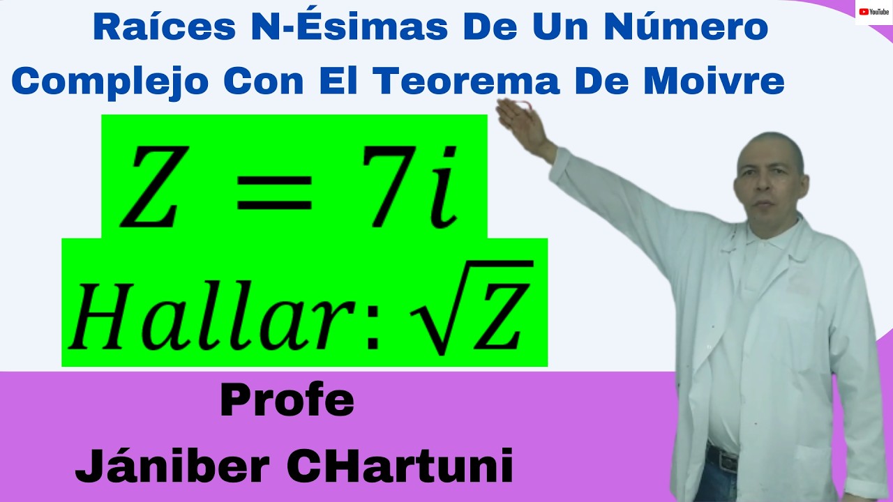 Raíces N-Ésimas De Un Número Complejo Con El Teorema De Moivre # 3