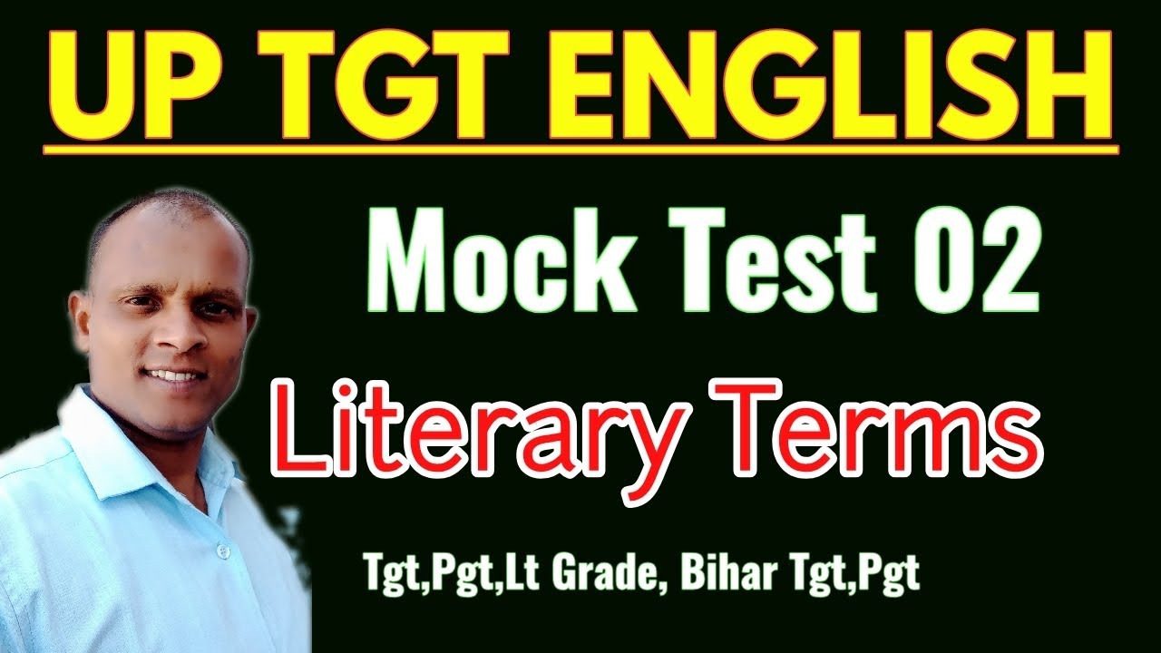 literary terms in english literature mcq by Pawan Kumar| UP TGT PGT EXAM English| Bihar Tgt
