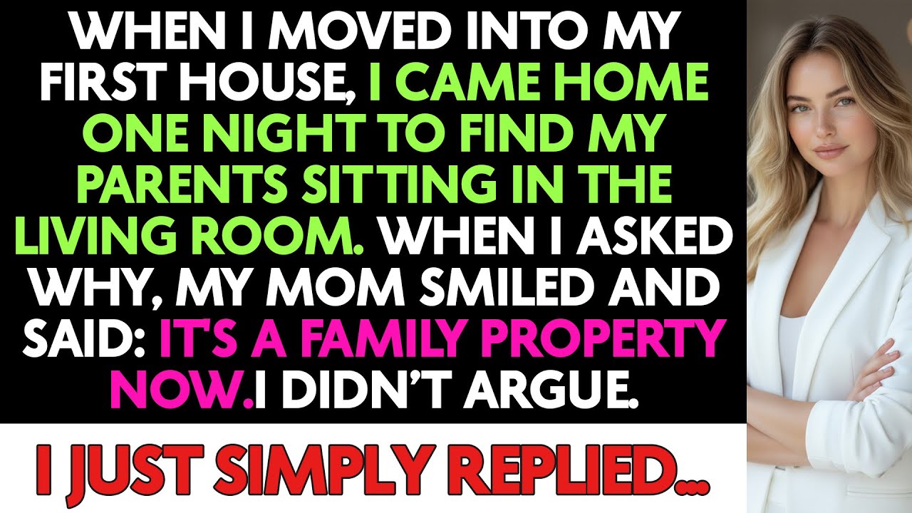 When I Moved Into My First House Alone, I Came Home One Night To Find My Parents...