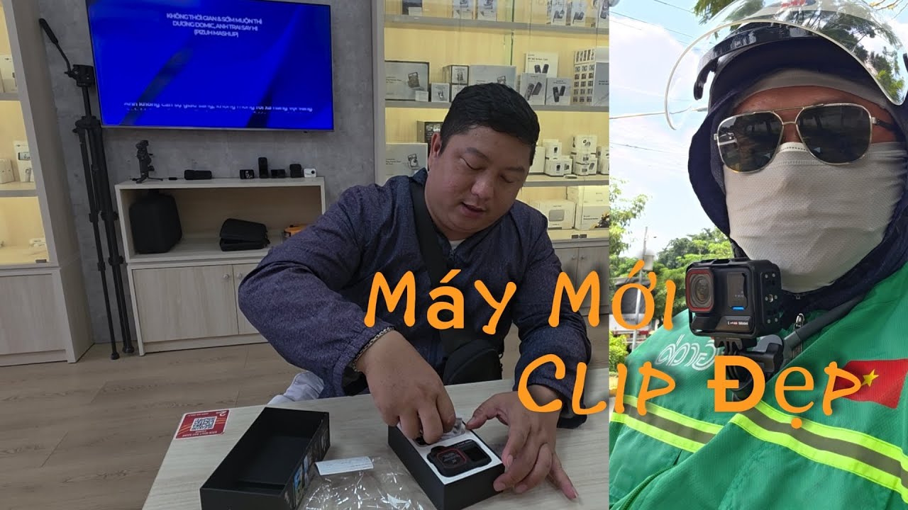 LÔNG NHÔNG NGOÀI NẮNG TEST MÁY MỚI...