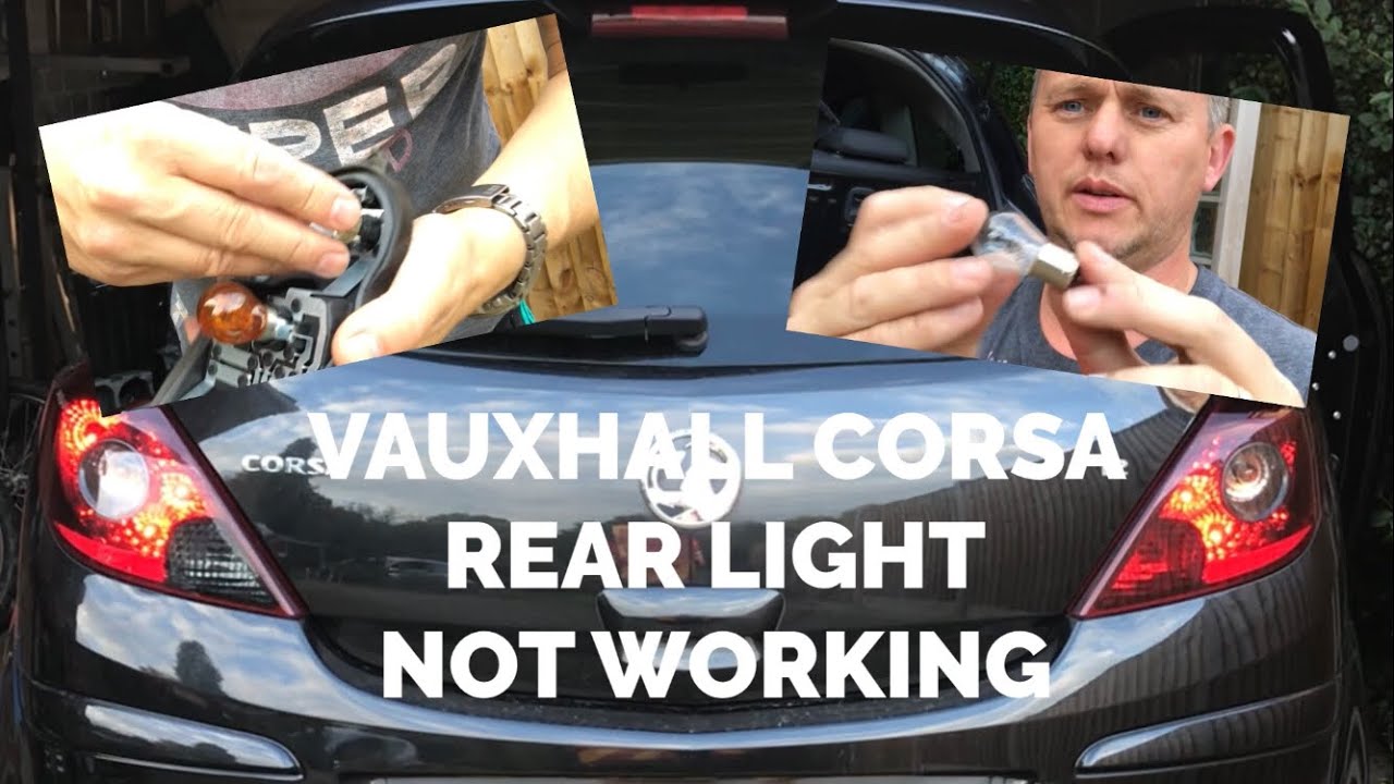 Vauxhall Opel Corsa D Brake Light Bulb Replacement, side light, indicator bulb