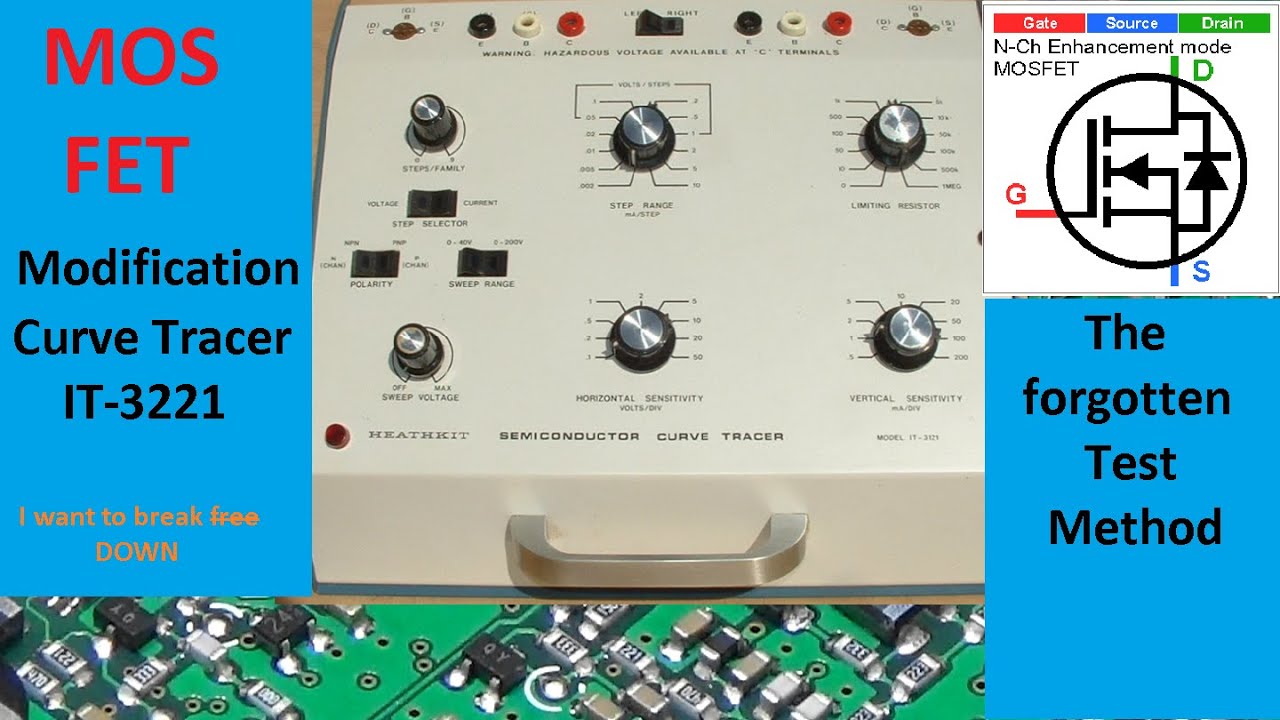 #263 MOS FET Modification Transistor Curve Tracer HeathKit