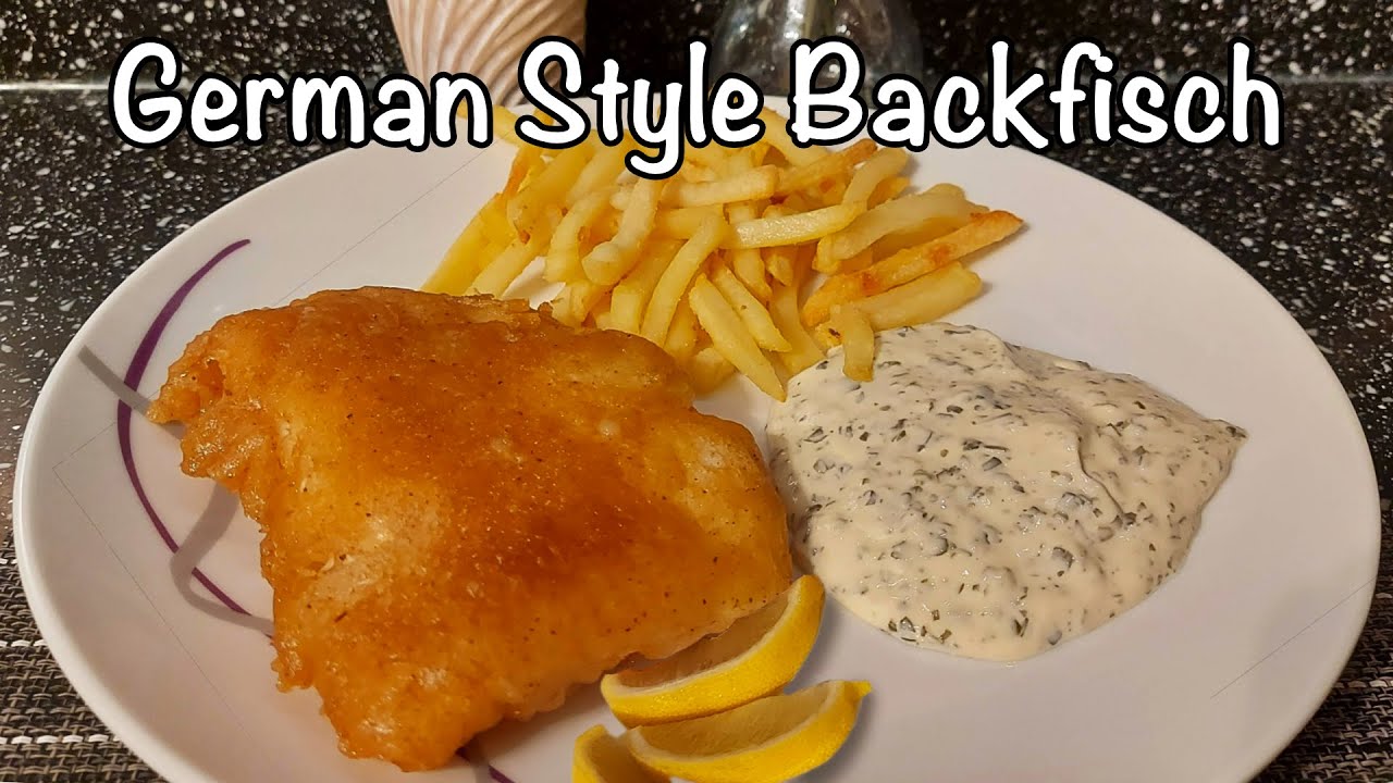 German Style Backfisch and Tartar Sauce Recipe | Street Food