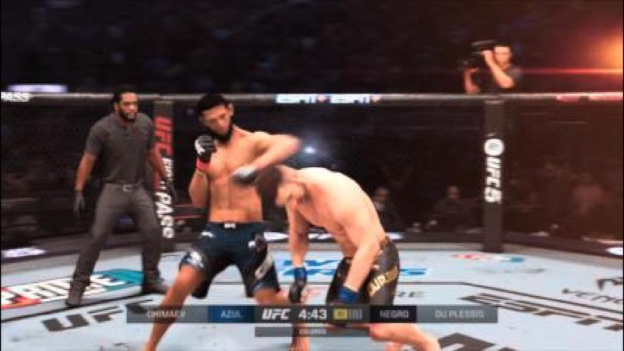 Khamzat Chimaev  Vs Dricus Du Plessis  Highlights  [UFC  319 FIGHT PREDICCTION] - UFC 5 GameplayPS5