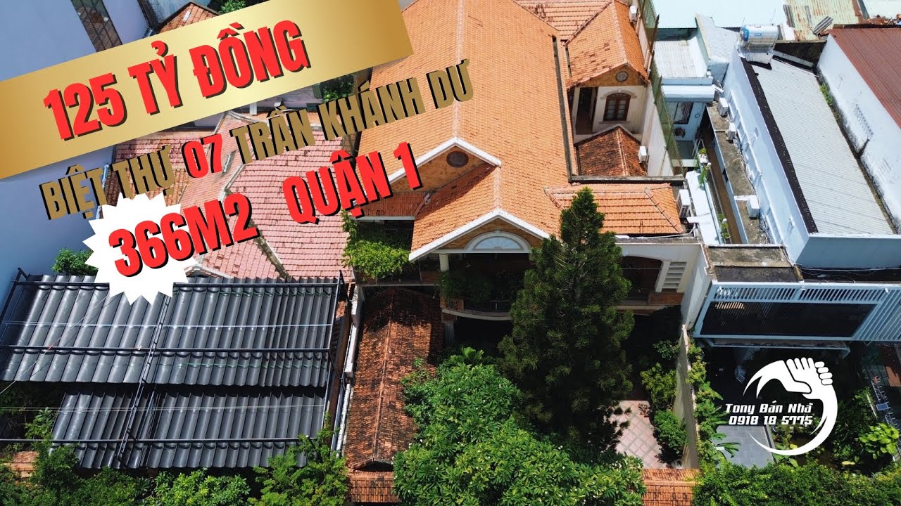 Bán nhà Quận 1 mặt tiền số 7 Trần Khánh Dư P. Tân Định 14x28m 336m2 - 125 tỷ TL