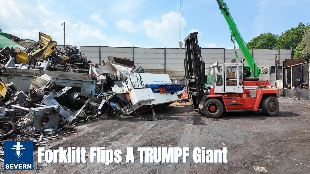 Scrapping Two TRUMPF Machines | Loadout, Transport & 16-Ton Forklift Finale