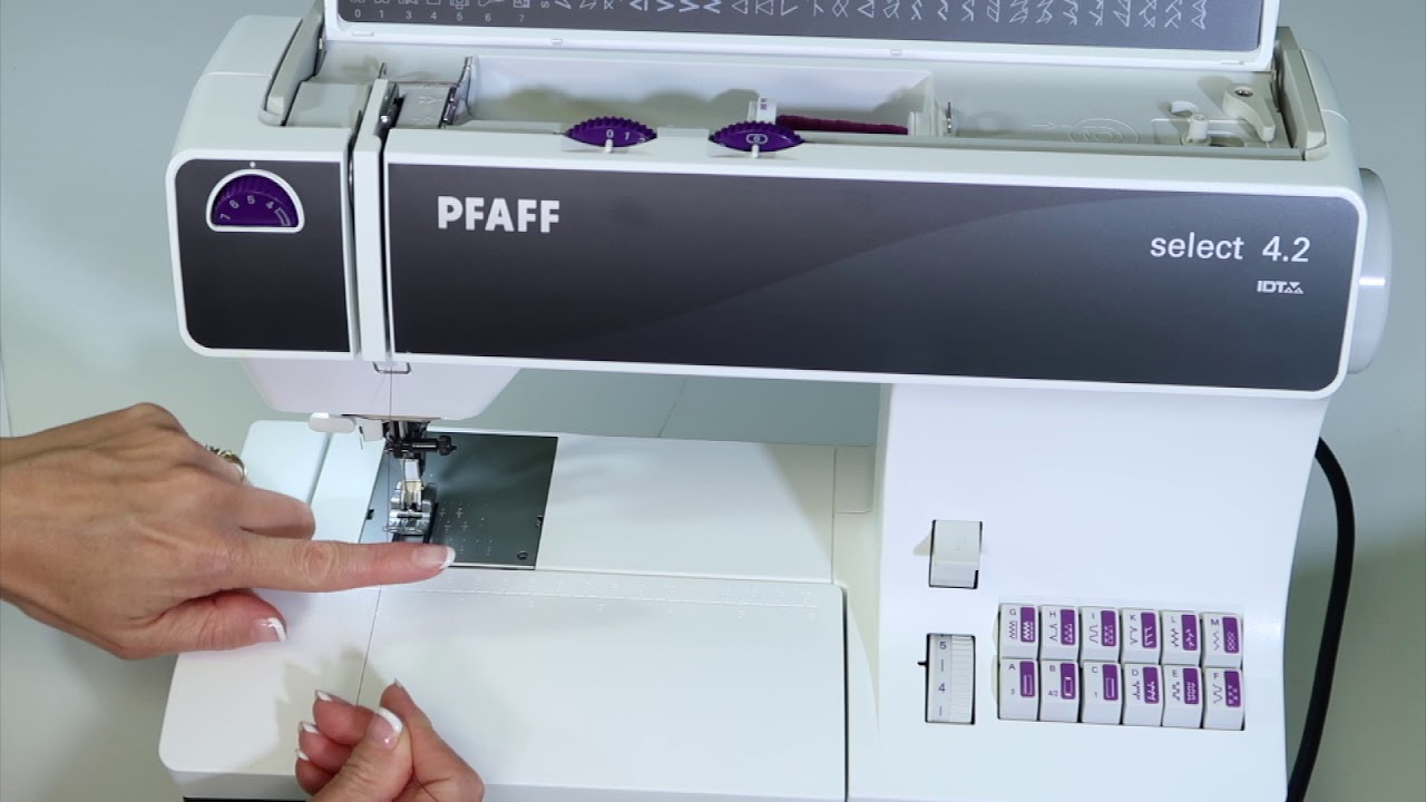 Настройка и заправка машины Pfaff Select 4.2 4