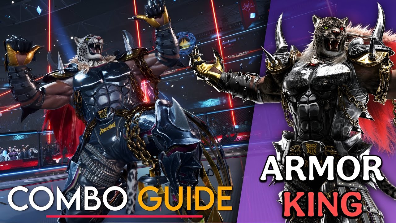 Tekken 8 | Armor King High Damage Combo Guide | With Notations