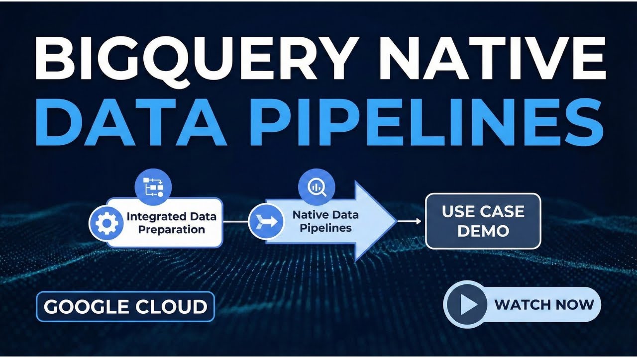BigQuery-Native Data Pipelines with Integrated data Preparation