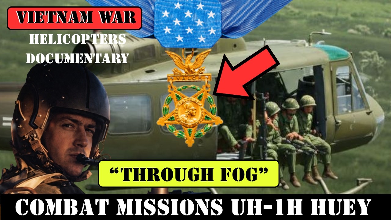 Вьетконг преследовал пилота вертолета, пока тот не совершил четыре вылета в условиях нулевой види...