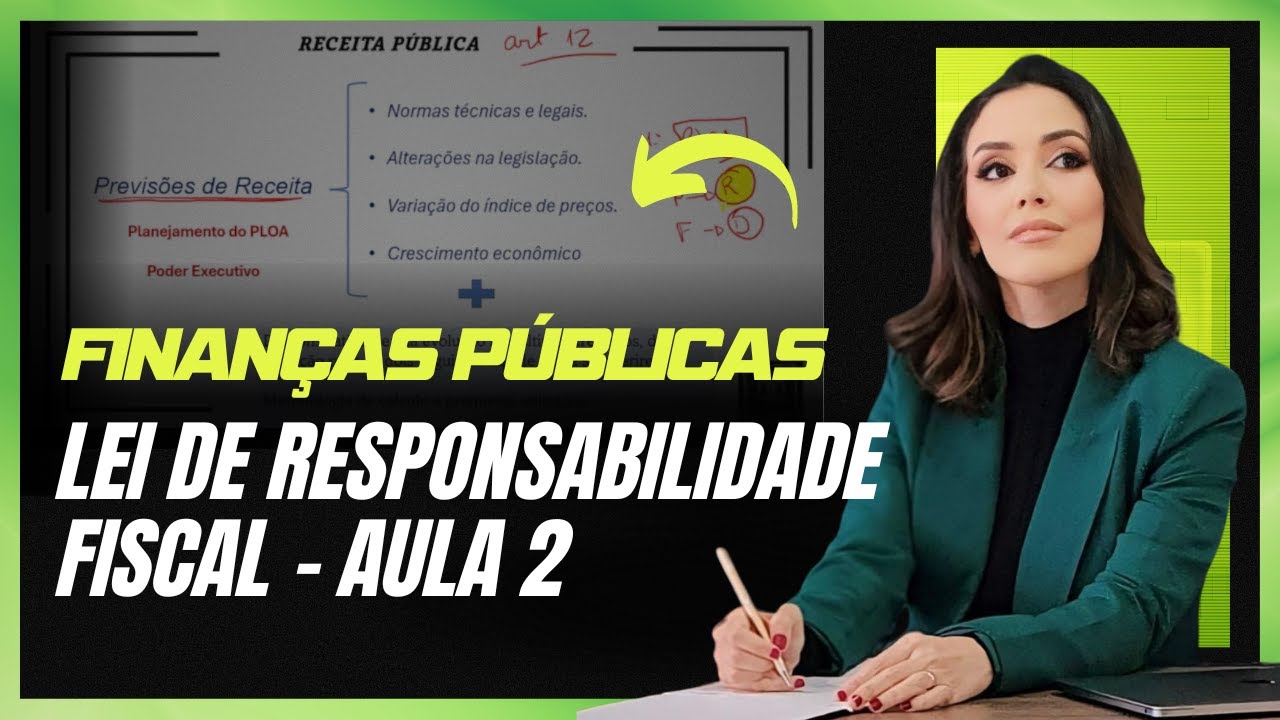 LEI DE RESPONSABILIDADE FISCAL ( LRF ) | AULA 2 | AFO | Prof. Luciana Marinho