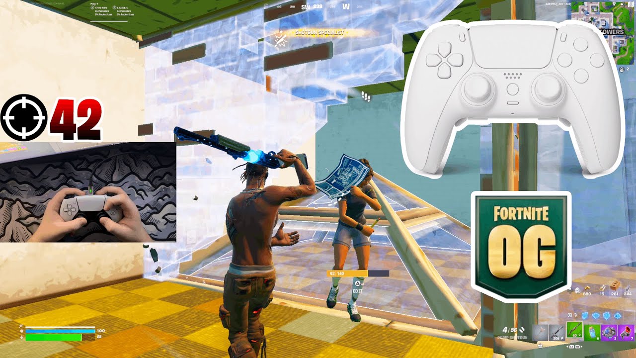 PS5 Controller Claw HandCam 🎮 + Fortnite Reload | High Kill Solo vs Squads OG Gameplay 🏆