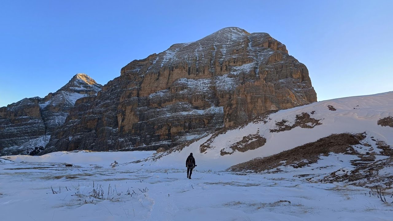 Tofana di Rozes (3225m.) - Winter ascent from Rifugio Lagazuoi | normal route | Dolomites