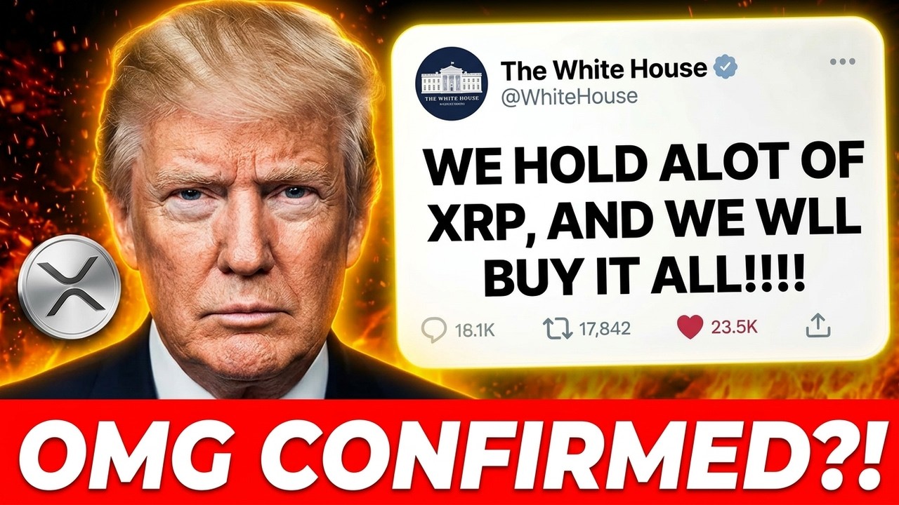 БЕЛЫЙ ДОМ ОБЪЯВИЛ О ВЛАДЕНИИ XRP!!!!