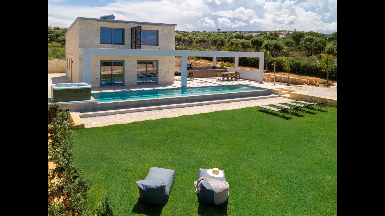Newly Built Luxury Villa for Sale in Chania, Crete #crete #greekrealestate