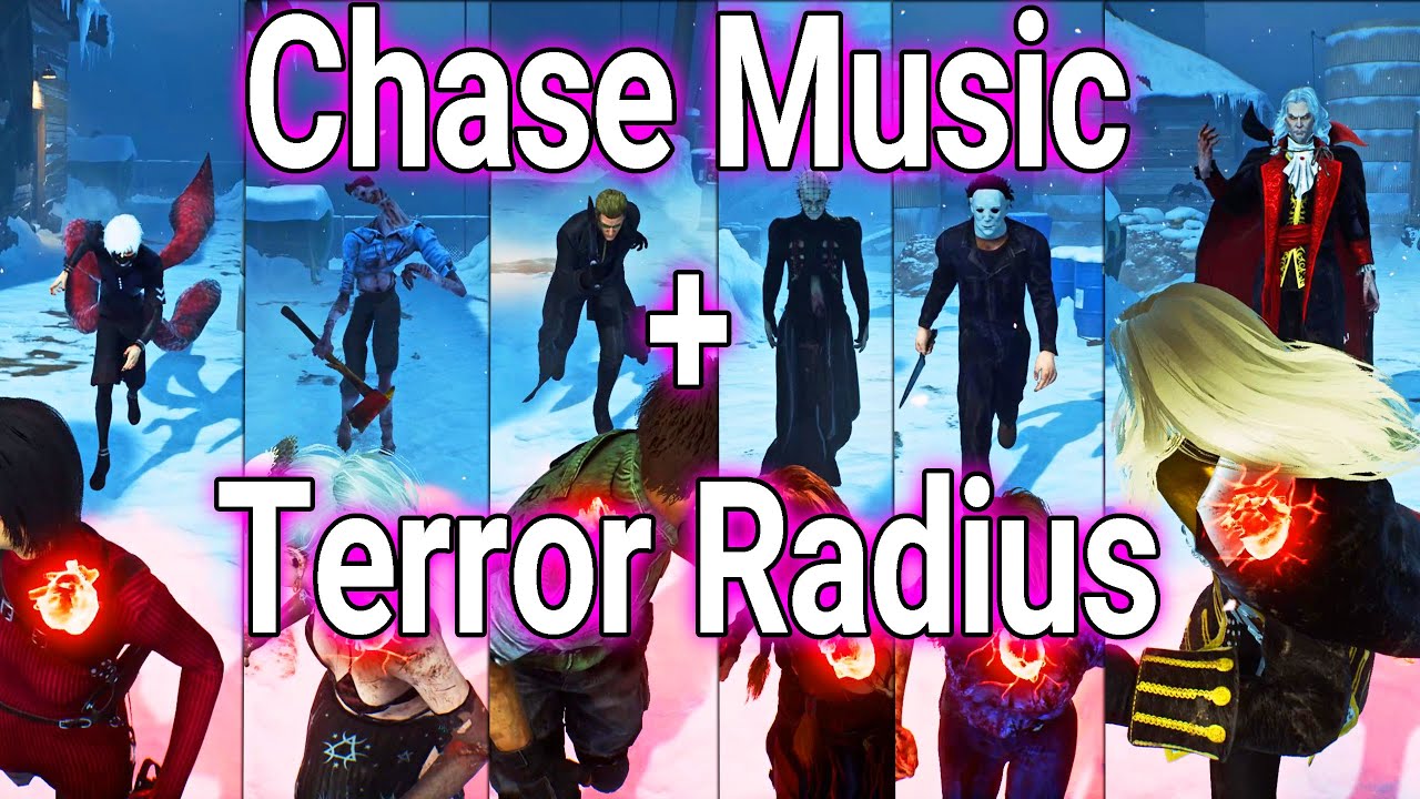 Dead By Daylight All Killer Terror Radius & Chase Music!