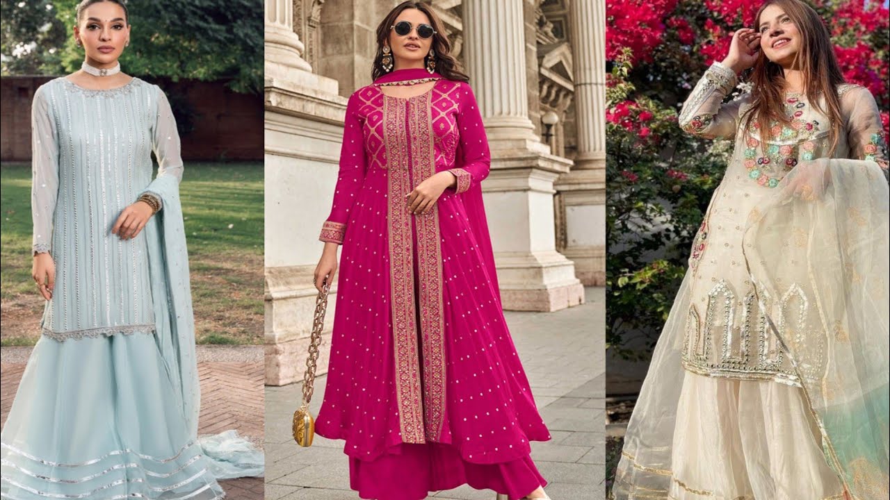 Latest Kurti Palazzo Suit Designs 2026 | Trendy Kurti Plazo Style Ideas