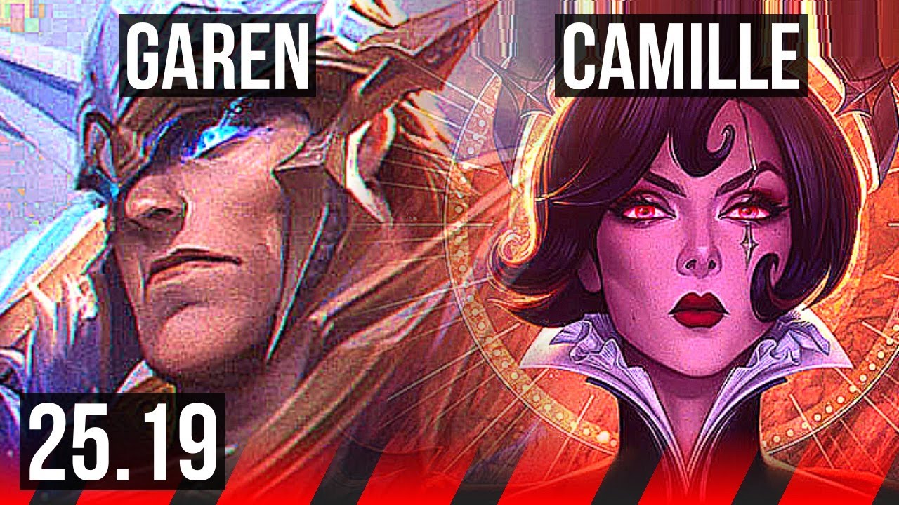 GAREN vs CAMILLE (TOP) | EUW Master | 25.19