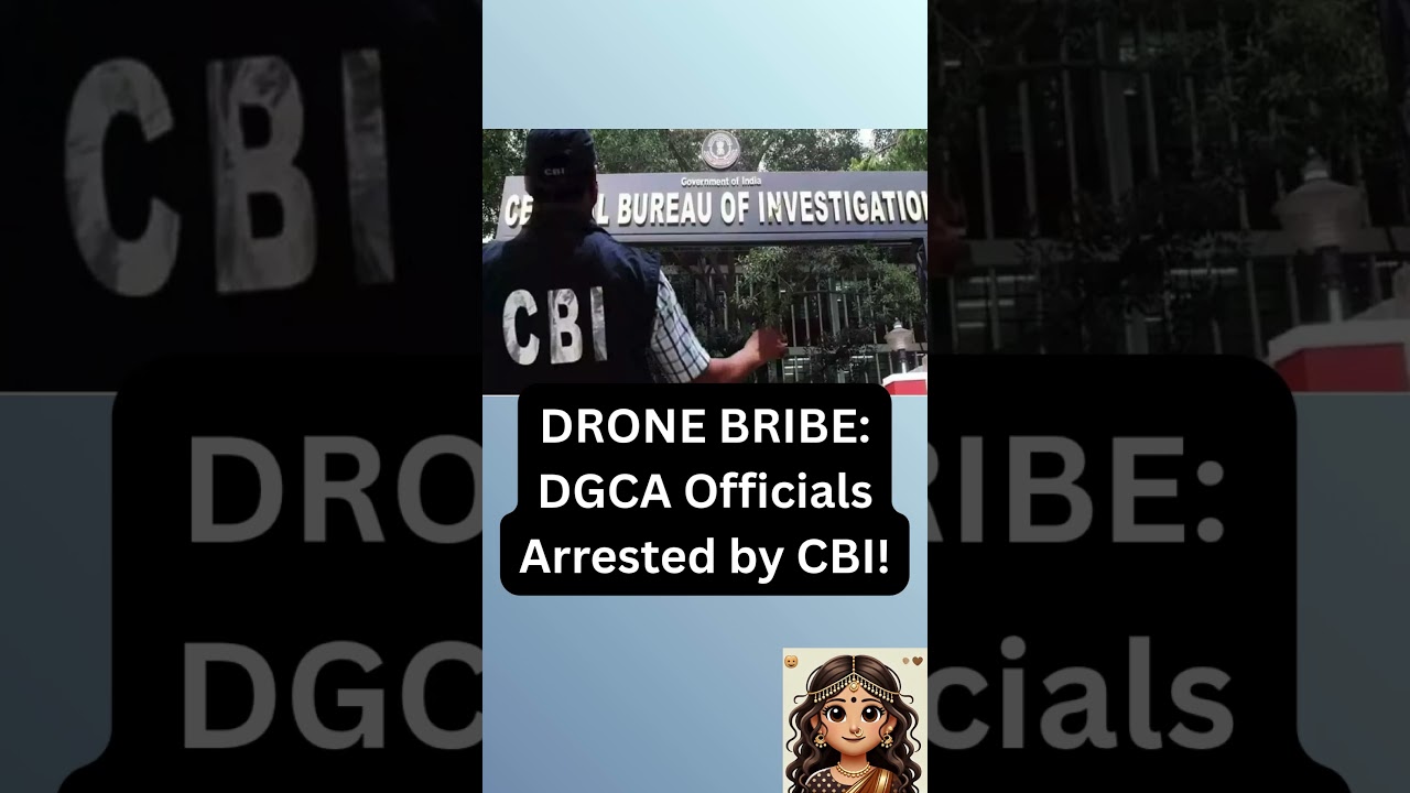 DRONE BRIBE: DGCA Officials Arrested by CBI! #`CBI #DroneProduction #AsteriaAerospace