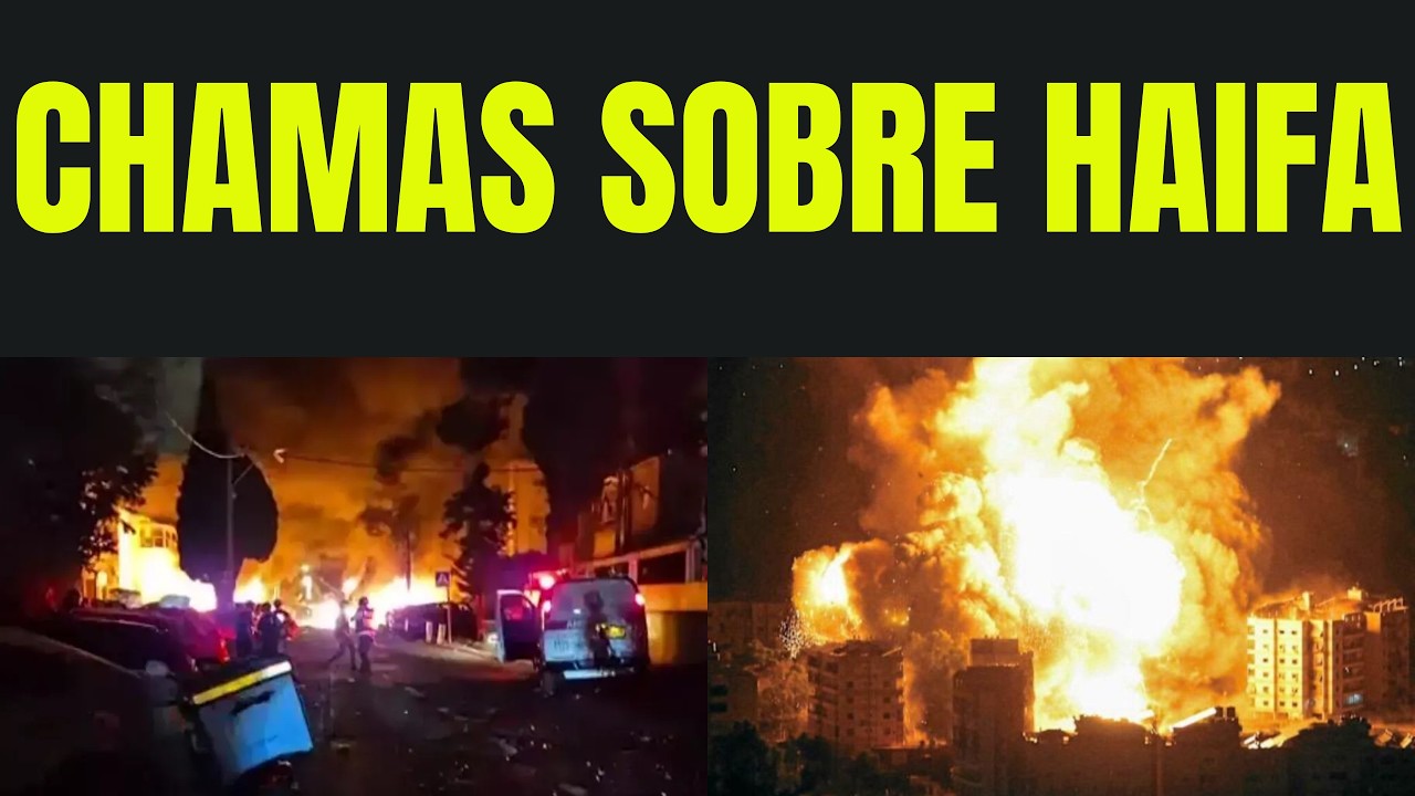 Irã Atinge Haifa: Chamas Sobre a Refinaria, 15 Contêineres Incendiados no Porto