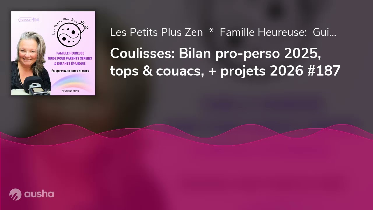 Coulisses: Bilan pro-perso 2025, tops & couacs, + projets 2026 #187