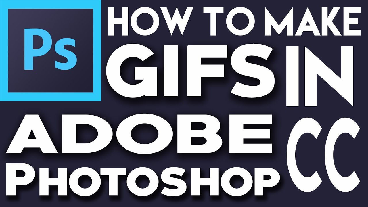 How to Make Animated Gif's in Adobe Photoshop CC!