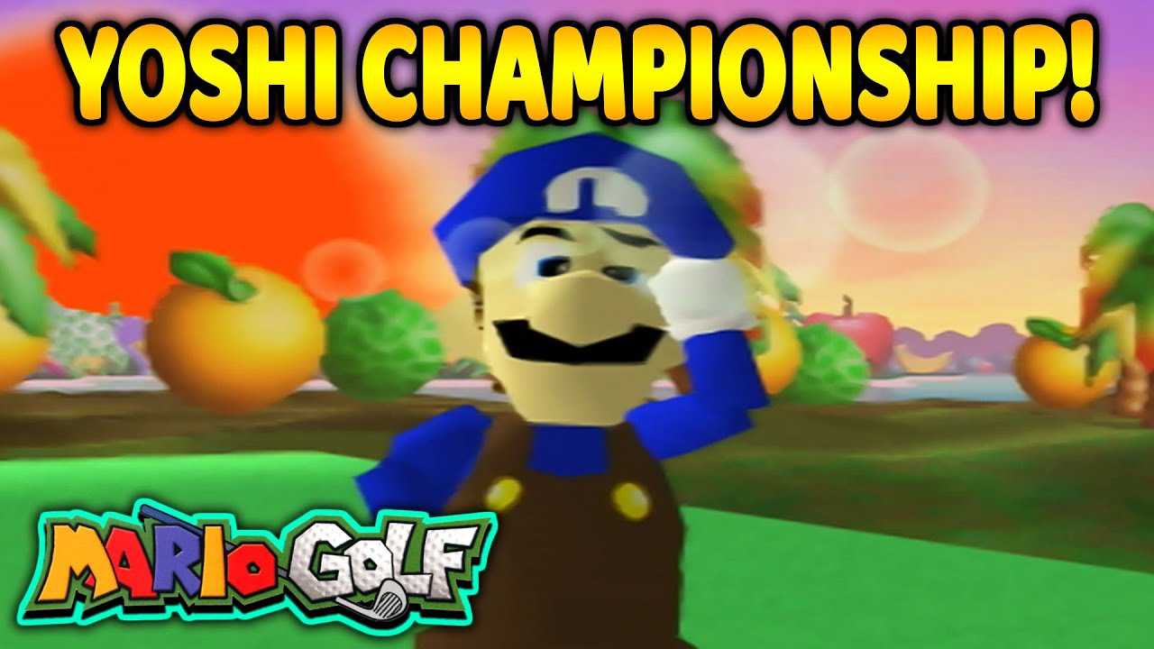 Yoshi Championship with Luigi! | Mario Golf 64 (N64)