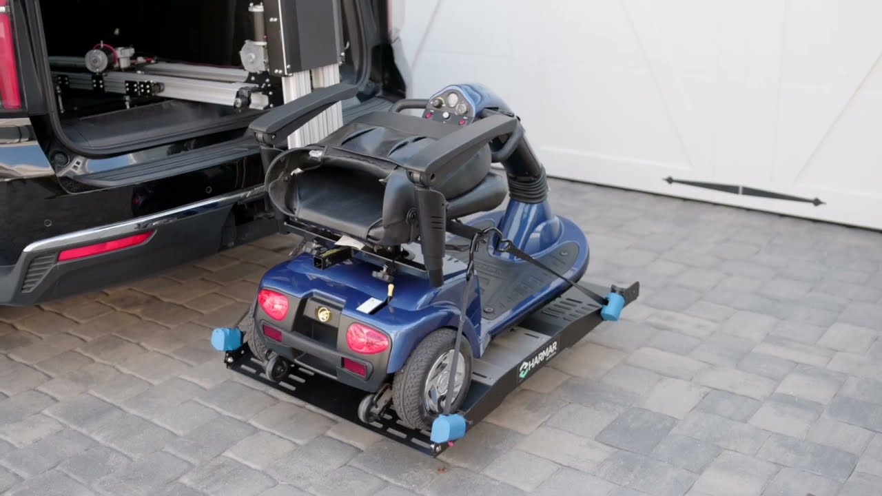 Demo - Harmar AL6000(HD) Interior Platform Hybrid Lift Safely Transports Your Mobility Device