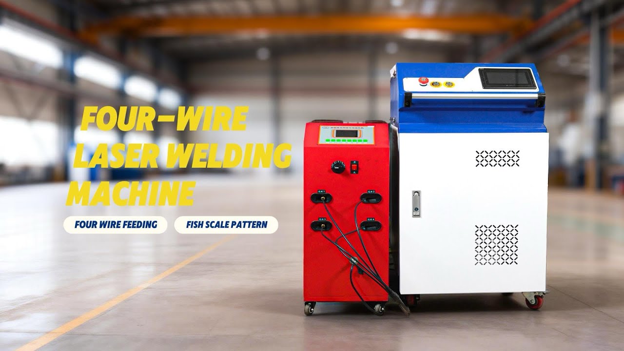 More Stable Welds? Four Wire Feeding Laser Welding Machine with Double Pendulum Demo!