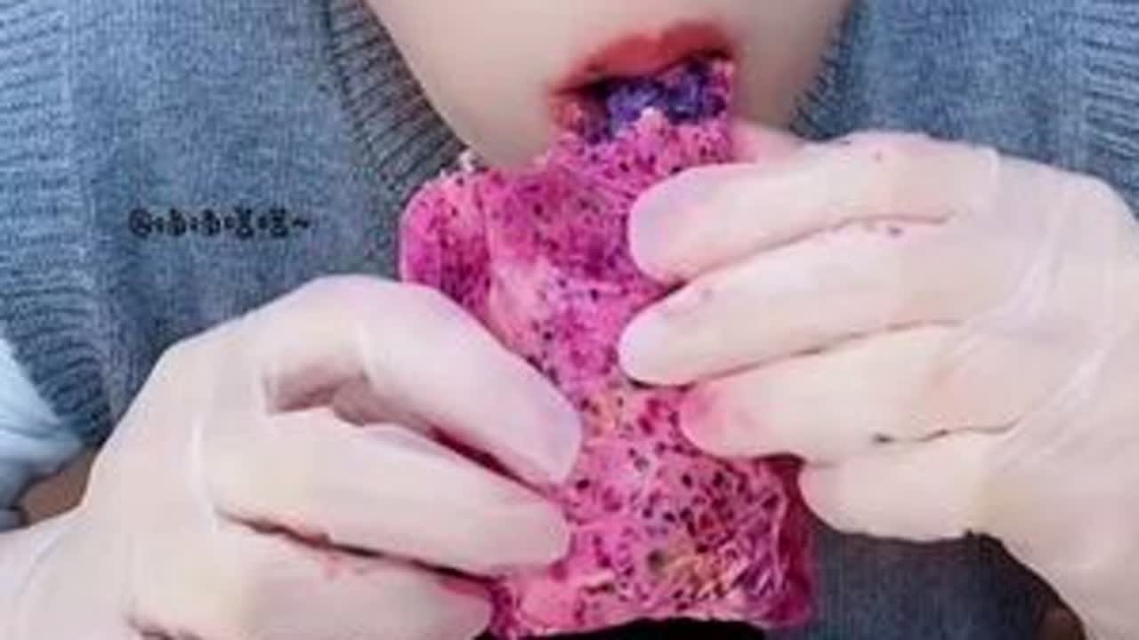 火龙果糯叽叽包碎冰#吃冰 @洋妮儿🧊（本人）