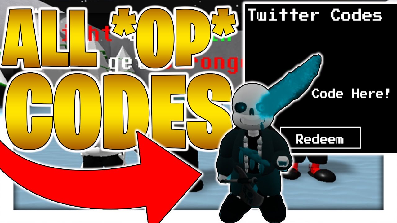 ALL *NEW* SECRET OP CODES in SANS MULTIVERSAL BATTLES! [NEW CODES] Roblox
