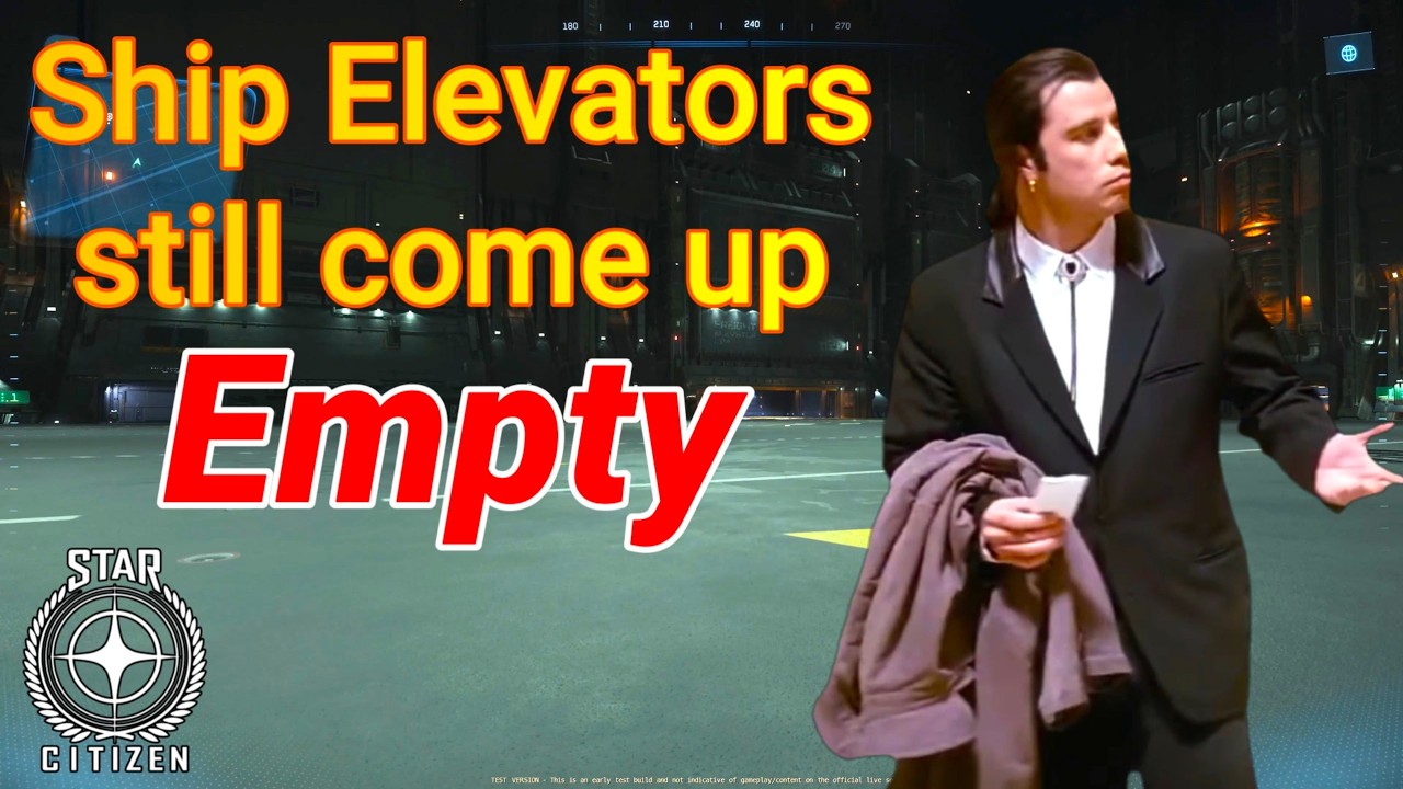 4.8.2 Ship elevators still come up empty, CIG: silence