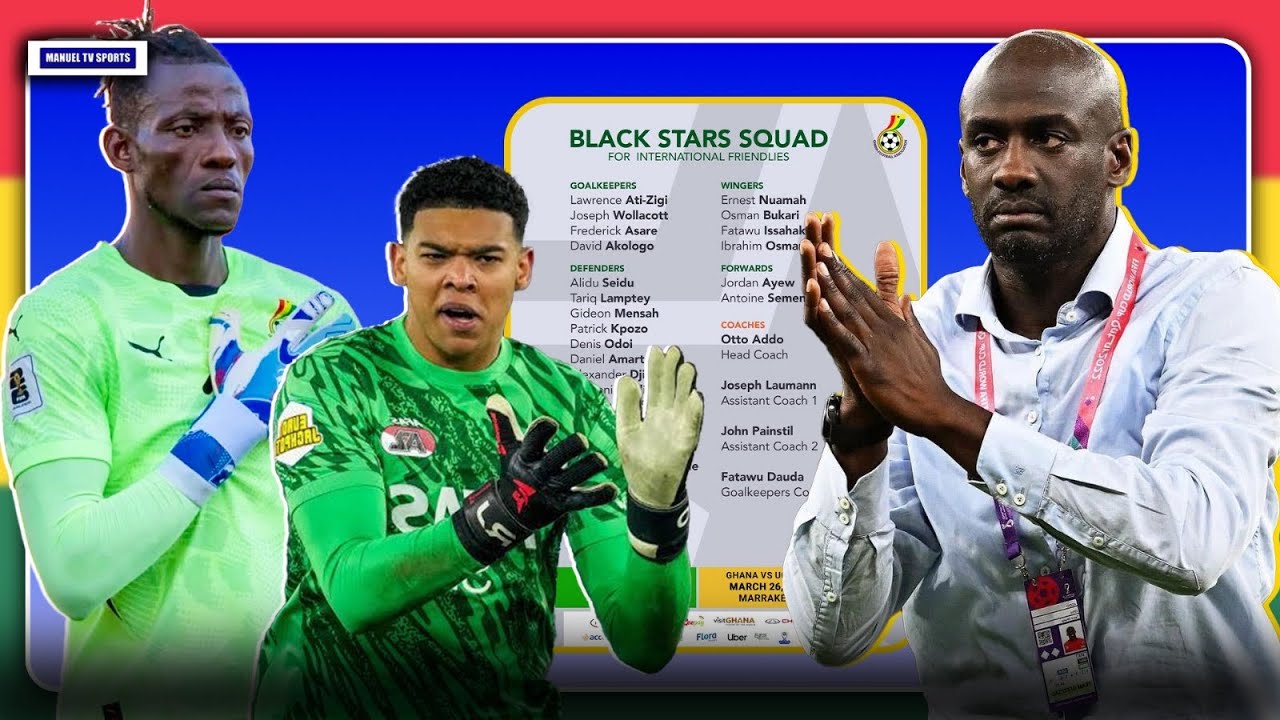 🇬🇭GHANA VS 🇦🇹AUSTRIA VS 🇩🇪GERMANY-BLACK STARS PLAUSIBLE GOALKEEPERS-GHANA VS RUSSIA-NEW PLAYERS AT C